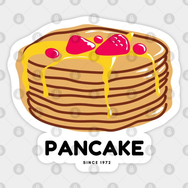 Pancake Sticker by Pupky